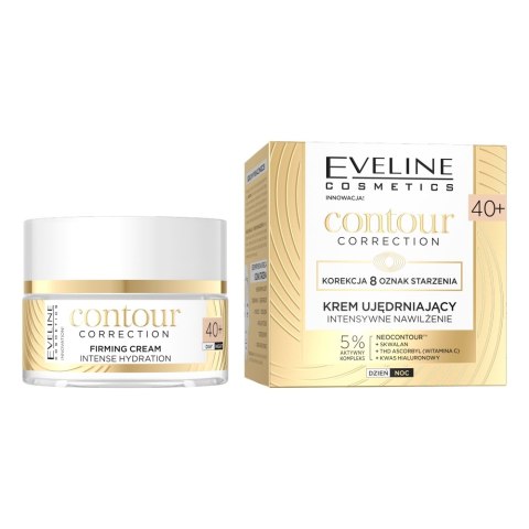 Eveline Cosmetics Contour Correction intensywnie nawilżający krem ujędrniający 40+ 50ml Eveline Cosmetics Contour Correction intensywnie nawilżający krem ujędrniający 40+ 50ml