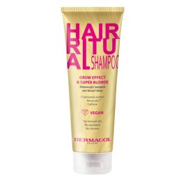 Hair Ritual Shampoo szampon do włosów blond Grow Effect & Super Blonde 250ml Dermacol