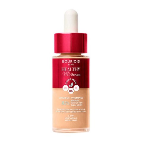 Healthy Mix Serum nawilżająco-rozświetlający podkład-serum do twarzy 51W Light Vanilla 30ml