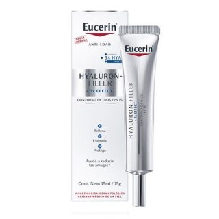 Hyaluron-Filler + 3x Effect Eye SPF15 krem przeciwzmarszczkowy do skóry wokół oczu 15ml Eucerin