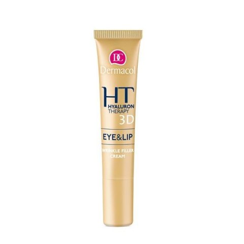 Dermacol Hyaluron Therapy 3D Eye & Lip Wrinkle Filler Cream krem remodelujący okolice oczu i ust 15ml