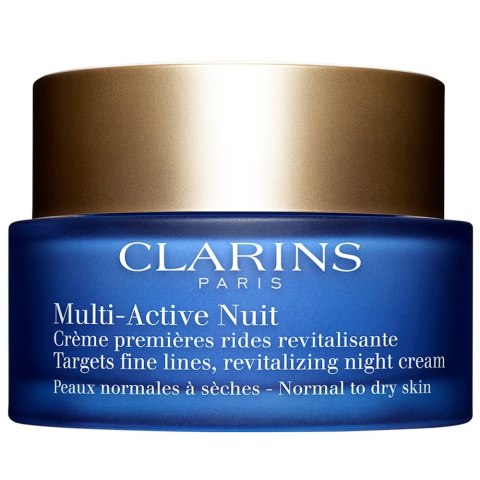 Multi-Active Night przeciwzmarszczkowy krem na noc do cery normalnej i suchej 50ml Clarins