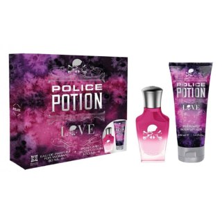 Potion Love zestaw woda perfumowana spray 30ml + balsam do ciała 100ml Police