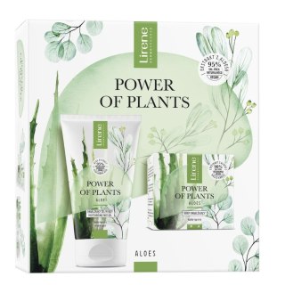 Lirene Power of Plants Aloes zestaw krem nawilżający 50ml + nawilżający żel myjący 150ml