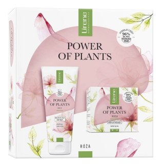 Lirene Power of Plants Róża zestaw krem liftingujący 50ml + nawilżający balsam do ciała 200ml