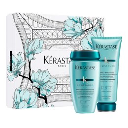Resistance Spring zestaw szampon do włosów 250ml + cement odbudowujący włosy 200ml Kerastase