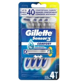 Sensor3 Comfort jednorazowe maszynki do golenia 4szt Gillette