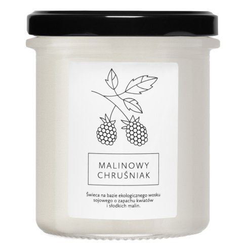 Hagi Świeca sojowa Malinowy Chruśniak 215ml Hagi Świeca sojowa Malinowy Chruśniak 215ml