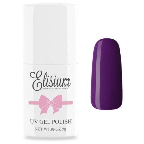 UV Gel Polish lakier hybrydowy do paznokci 007 Deep Plum 9g Elisium