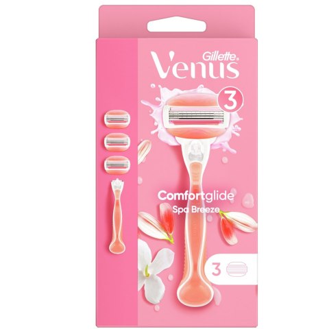 Venus Comfortglide Spa Breeze + wymienne ostrza 3szt. Gillette