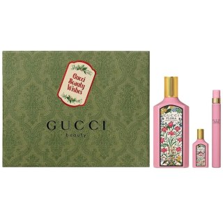 Gucci Flora Gorgeous Gardenia zestaw woda perfumowana spray 100ml + woda perfumowana spray 10ml + woda perfumowana spray 5ml