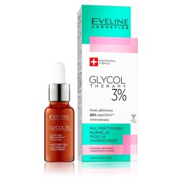 Glycol Therapy multipeptydowa kuracja przeciw zmarszczkom 3% 18ml Eveline Cosmetics