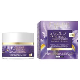Gold&Retinol przeciwzmarszczkowy krem odbudowujący 70+ 50ml Eveline Cosmetics