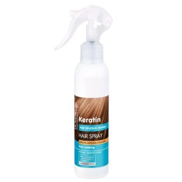 Keratin Hair spray do włosów matowych i łamliwych 150ml Dr. Sante
