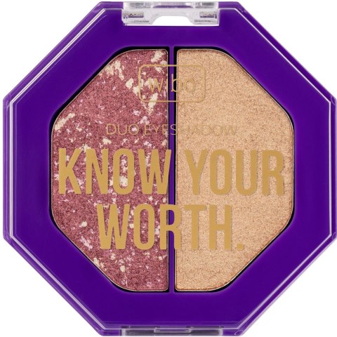 Know Your Worth Duo Eyeshadow cienie do powiek 2 But First: Me 5g Wibo