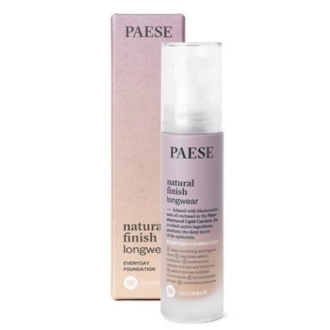 Paese Nanorevit Natural Finish Longwear Everyday Foundation długotrwały podkład o naturalnym wykończeniu 03 Sand 30ml