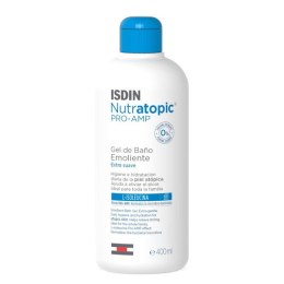 Nutratopic Pro-AMP Emollient Bath Gel Atopic Skin zmiękczający żel pod prysznic do skóry atopowej 400ml Isdin