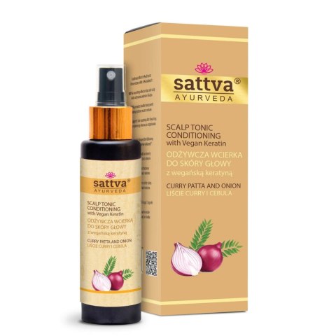 Scalp Tonic wcierka do włosów Curry Patta & Onion 100ml Sattva