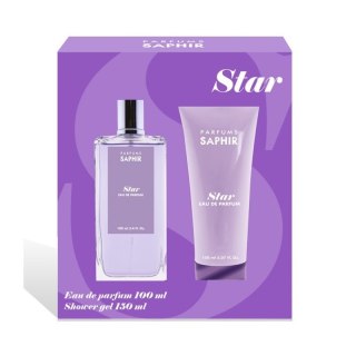 Star Women zestaw woda perfumowana 100ml + żel pod prysznic 150ml Saphir