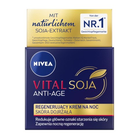 Vital Soja Anti-Age regenerujący krem na noc 50ml Nivea