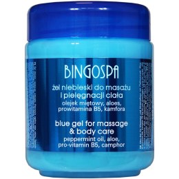 Żel niebieski do masażu i pielęgnacji ciała 500g BingoSpa
