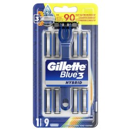 Blue 3 Hybrid maszynka do golenia + 9 wymiennych kładów Gillette