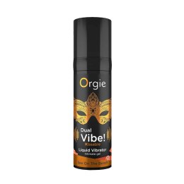 Dual Vibe! Kissable Liquid Vibrator wibrujący żel intymny Sex On The Beach 15ml Orgie
