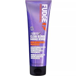 Every Day Clean Blonde Damage Rewind Shampoo regenerujący i lekko tonujący szampon do włosów blond 250ml Fudge
