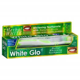 Herbal Whitening Toothpaste wybielająca ziołowa pasta do zębów 100ml + szczoteczka do zębów White Glo