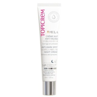 Topicrem Mela Anti-Dark Spot Gentle Peeling Night Cream peelingujący krem na noc przeciw przebarwieniom 40ml