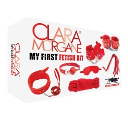 My First Fetish Kit zestaw BDSM do zabaw Czerwony CLARA MORGANE