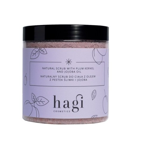 Hagi Naturalny scrub do ciała z olejem z pestek śliwki i jojoba 300g