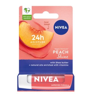 Nivea Pielęgnująca pomadka do ust Peach Shine 4.8g