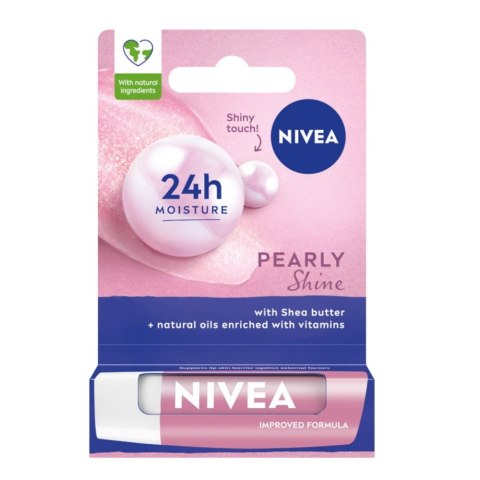 Nivea Pielęgnująca pomadka do ust Pearly Shine 4.8g