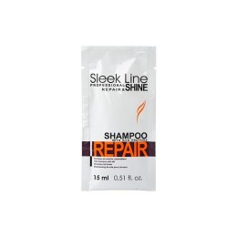Sleek Line Repair Shampoo szampon z jedwabiem do włosów zniszczonych 15ml Stapiz