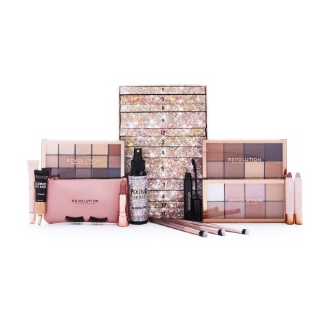 Makeup Revolution Ultimate Glamour kalendarz adwentowy 12szt. Makeup Revolution Ultimate Glamour kalendarz adwentowy 12szt.