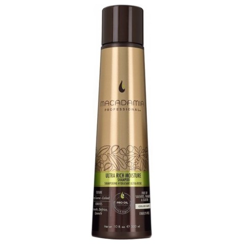 Ultra Rich Moisture Shampoo nawilżający szampon do włosów grubych 300ml Macadamia Professional