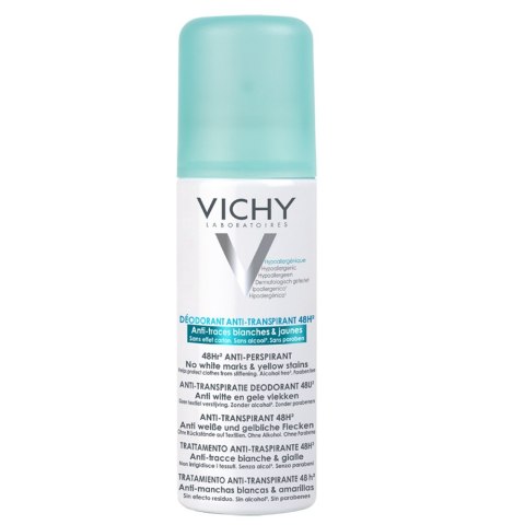 Anti-Perspirant Deodorant antyperspirant w sprayu 48h przeciw śladom na ubraniach 125ml Vichy