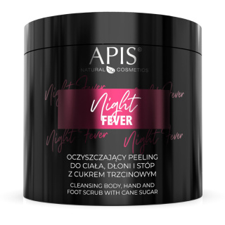 Apis Night Fever Oczyszczający Peeling do ciała, dłoni i stóp 700g