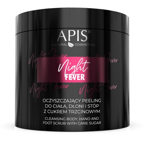 Apis Night Fever Oczyszczający Peeling do ciała, dłoni i stóp 700g