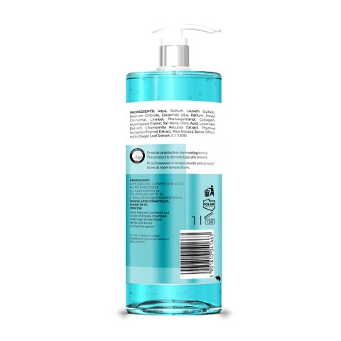 Apis Optima Płyn do kąpieli i pod prysznic z minerałami z Morza Martwego 1000ml Apis Optima Płyn do kąpieli i pod prysznic z minerałami z Morza Martwego 1000ml