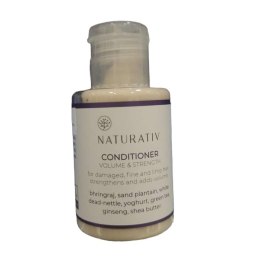 Conditioner Volume & Strenght mini odżywka do włosów zniszczonych i cienkich 45ml Naturativ