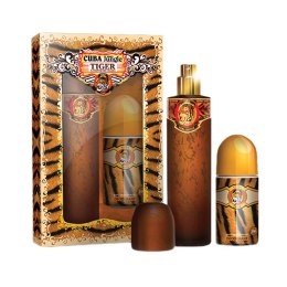 Cuba Jungle Tiger zestaw woda perfumowana spray 100ml + dezodorant w kulce 50ml Cuba Original