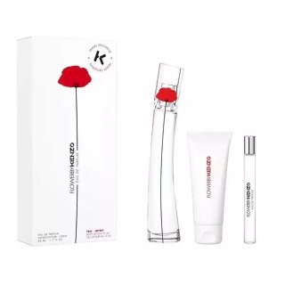 Flower by Kenzo zestaw woda perfumowana spray 50ml + miniatura wody perfumowanej 10ml + balsam do ciała 75ml Kenzo