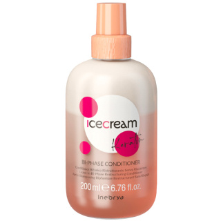 Inebrya Ice Cream Keratin Bi-Phase Conditioner Odżywka do włosów w sprayu 200ml