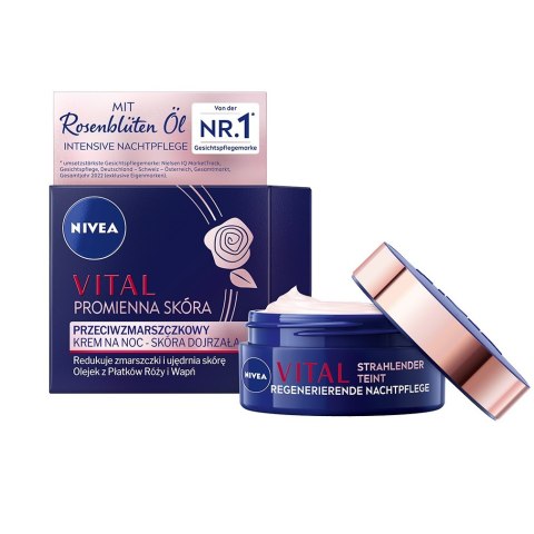 Nivea Vital Promienna Skóra przeciwzmarszczkowy krem na noc 50ml Nivea Vital Promienna Skóra przeciwzmarszczkowy krem na noc 50ml