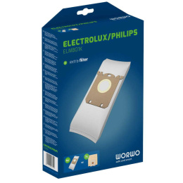Worwo ELMB01K Worki do odkurzacza Electrolux Philips S-bag z fizeliny