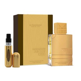 Amber Oud Gold Edition Extreme zestaw woda perfumowana spray 200ml + woda perfumowana spray 10ml Al Haramain