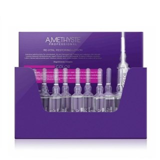 Farmavita Amethyste Color Re-vital Restoring Lotion ampułki chroniące kolor 10x10ml