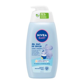 Nivea Baby żel 2w1 do mycia ciała i włosów 500ml